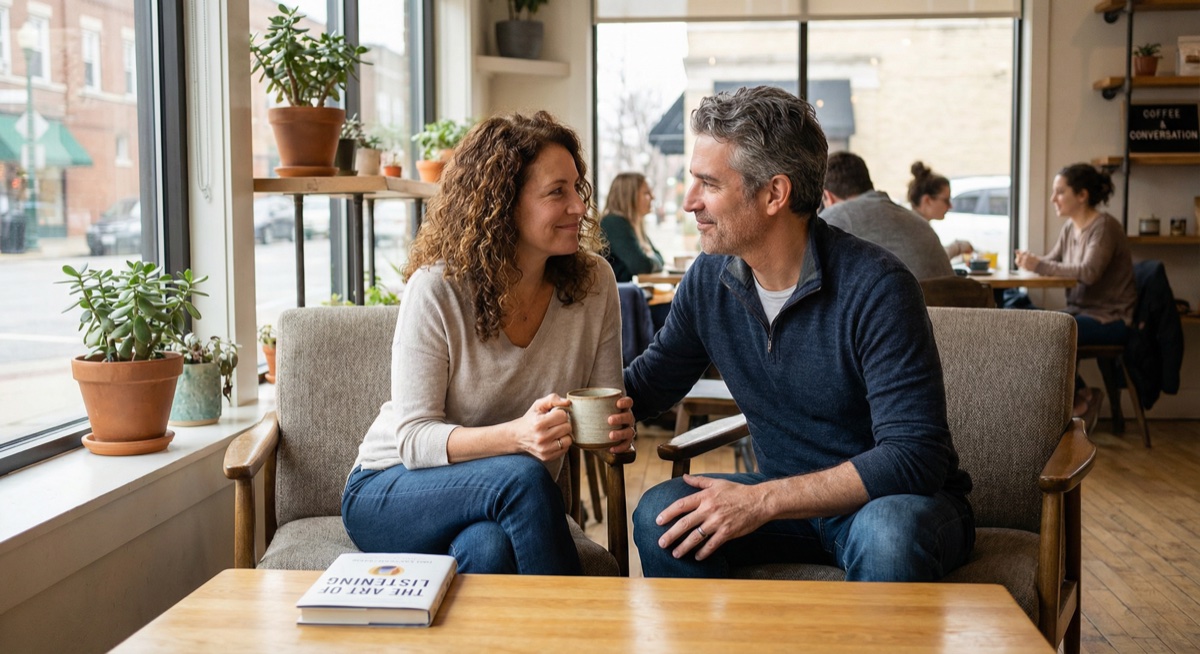 Calm communication between people